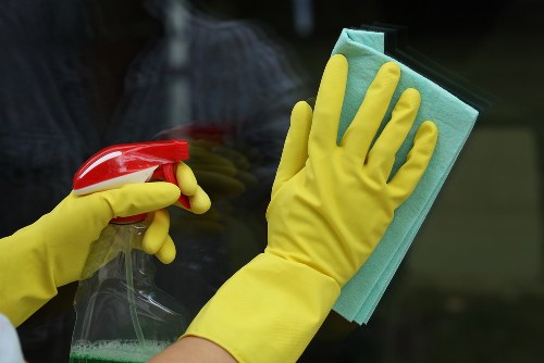 Professional oven cleaning in a Surrey kitchen