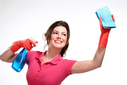 Protective PPE used during professional carpet cleaning