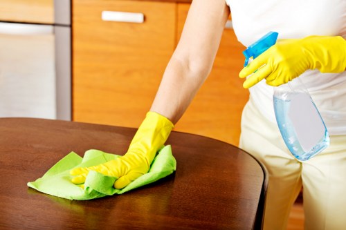 Regular home cleaning in Surrey focused on kitchen and bathroom hygiene